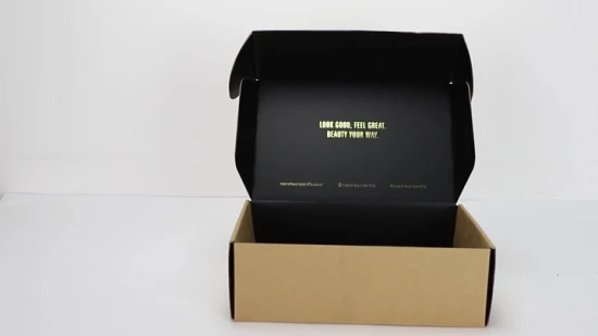 Custom Corrugated Box Recycled Kraft Paper Cardboard Shipping Box for Shoes Packaging
